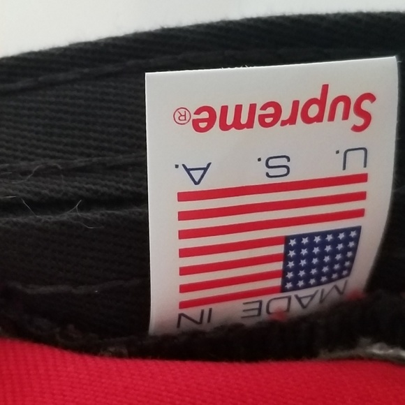 SUPREME - Red - Piping Camp Cap - NWT - Picture 4 of 4
